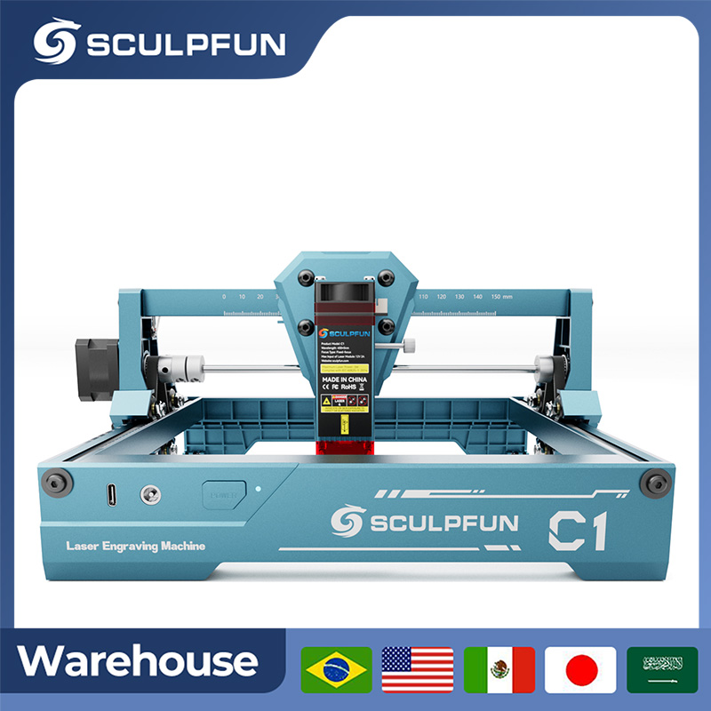 Industrial Laser Technology - Graveur laser portable Sculpfun 3W C1