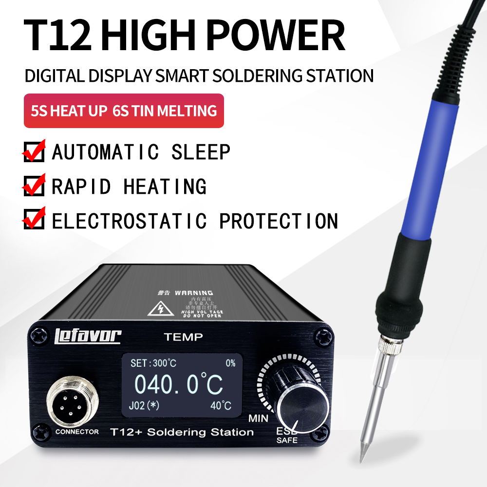 Industrial Laser Soldering Iron - Station de soudage T12 + fer