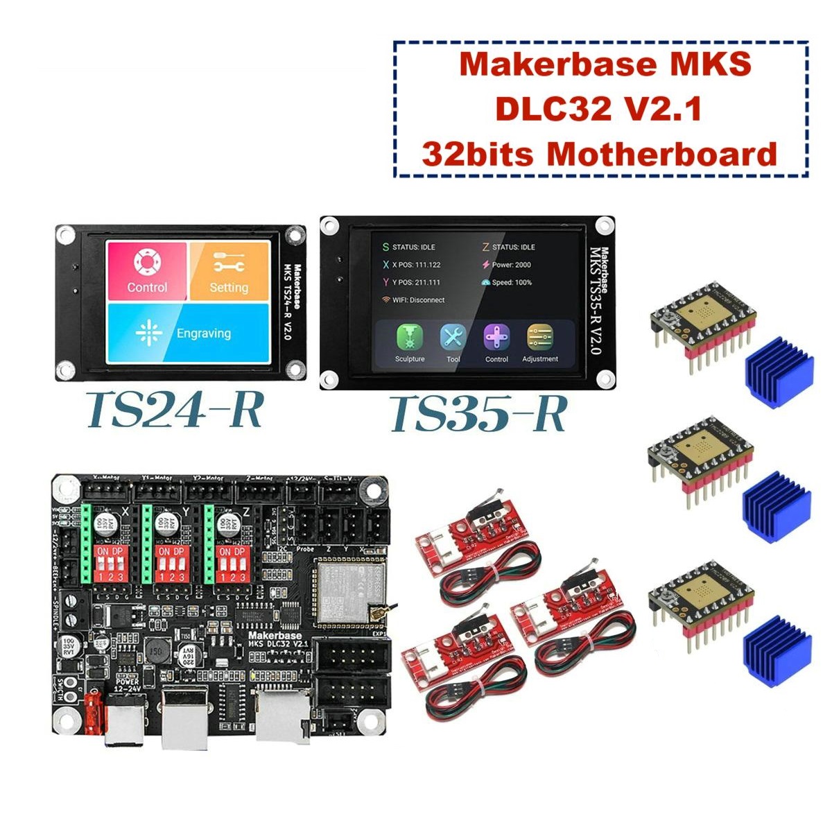 Makerbase MKS DLC32 V2.1 32bit - Industrial Laser Technology avis et prix