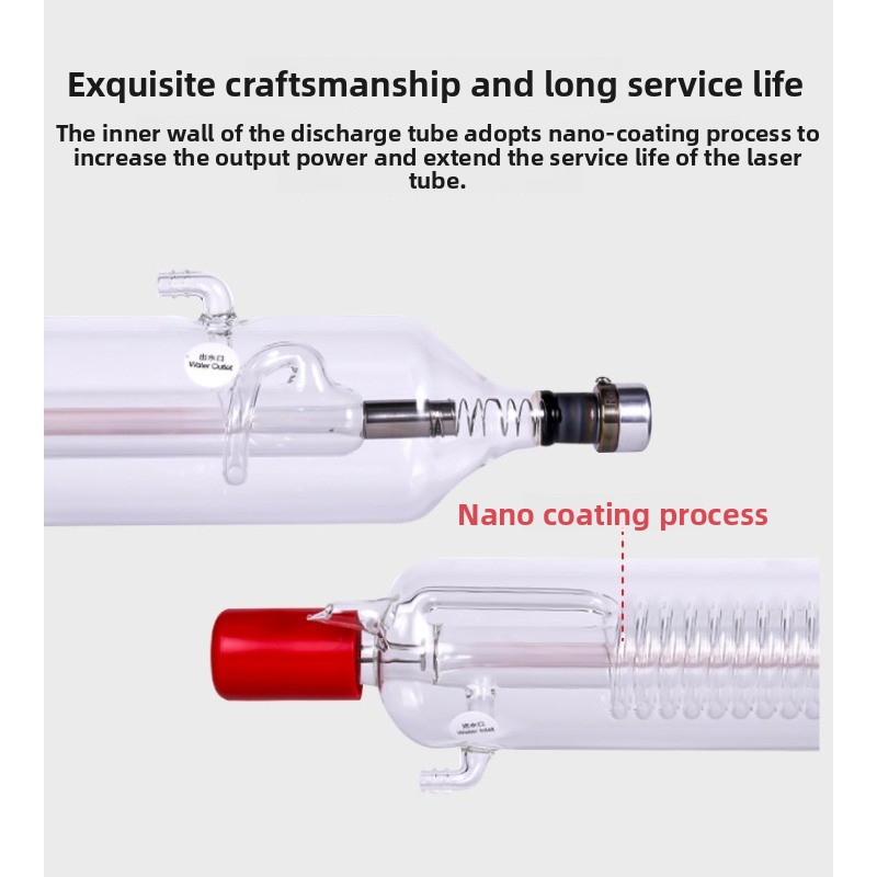 Tube laser CO2 Reci 80W 100W 1 - Laser Tube Replacement avis et prix